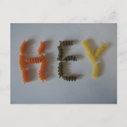 Macaroni. Briefkaart (Voorkant)