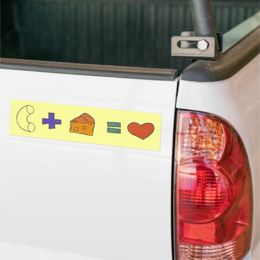 Macaroni & Cheese Bumpersticker (Op Truck)
