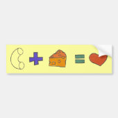 Macaroni & Cheese Bumpersticker (Voorkant)