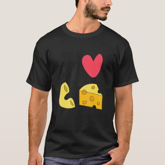 Macaroni Cheese I love Mac and Cheese T-shirt (Voorkant)