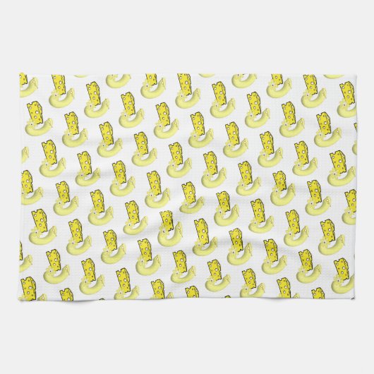 Macaroni & Cheese Kitchen Hand Towel Theedoek (Horizontaal)