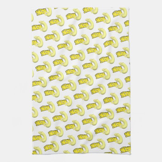 Macaroni & Cheese Kitchen Hand Towel Theedoek (Verticaal)