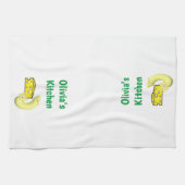 Macaroni & Cheese Kitchen Hand Towel Theedoek (Horizontaal)