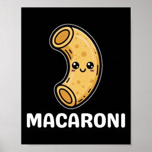 Macaroni Cheese Mac Kawaii Halloween kostuum paar Poster