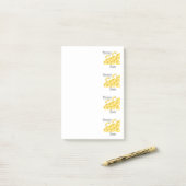Macaroni Cheese Post-it® Notes (Op bureau)