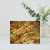 macaroni-diner briefkaart (Staand voorkant)