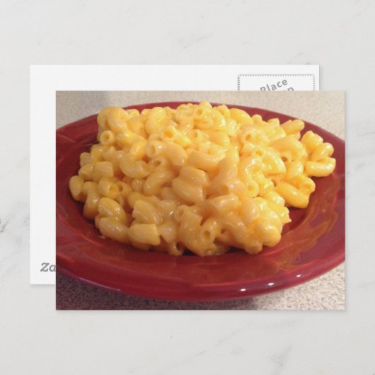 Macaroni en Cheese Briefkaart (Voorkant / Achterkant)