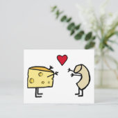 Macaroni en Cheese Briefkaart (Staand voorkant)