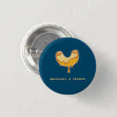 Macaroni en Cheese Cute Sweet Dessert Food Lover Ronde Button 3,2 Cm (Voorkant /achterkant)