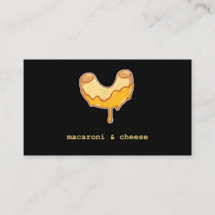 Macaroni en Cheese Cute Sweet Dessert Food Lover Visitekaartje