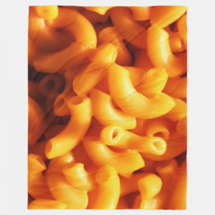 Macaroni en Cheese Fleece Blanket