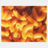 Macaroni en Cheese Fleece Blanket Deken (Voorkant (Horizontaal))