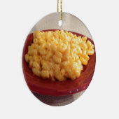 Macaroni en Cheese Keramisch Ornament (Rechts)