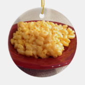 Macaroni en Cheese Keramisch Ornament (Voorkant)