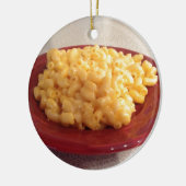 Macaroni en Cheese Keramisch Ornament (Links)