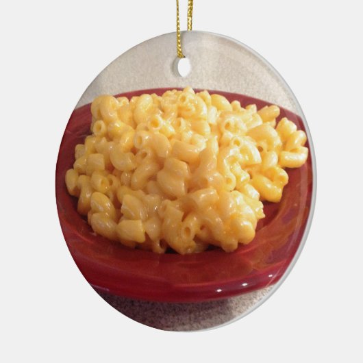 Macaroni en Cheese Keramisch Ornament (Links)