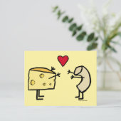 Macaroni en Cheese Love Briefkaart (Staand voorkant)