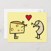 Macaroni en Cheese Love Briefkaart (Voorkant / Achterkant)