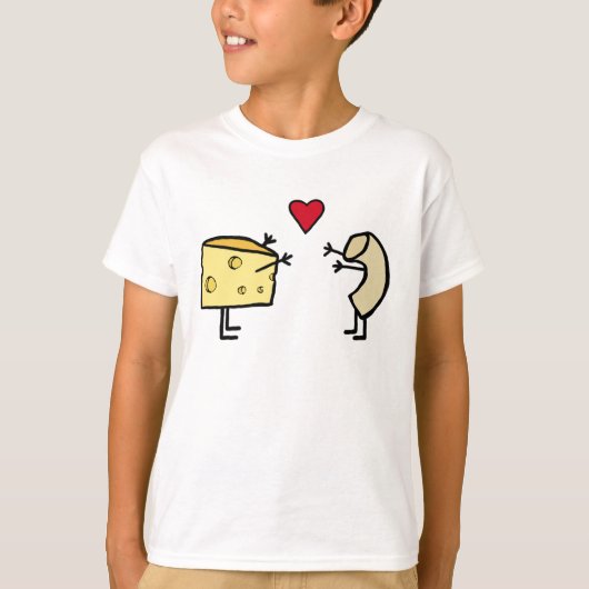 Macaroni en Cheese Love T-shirt (Voorkant)