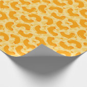 Macaroni en Cheese Pattern Cadeaupapier (Hoek)