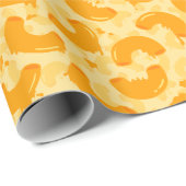 Macaroni en Cheese Pattern Cadeaupapier (Rol Hoek)
