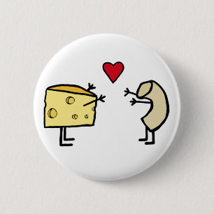 Macaroni en Cheese Ronde Button 5,7 Cm