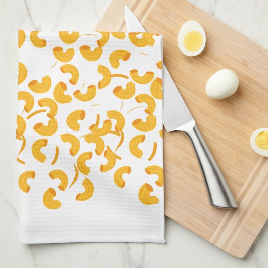 Macaroni en Cheese Theedoek (Quarter Fold)