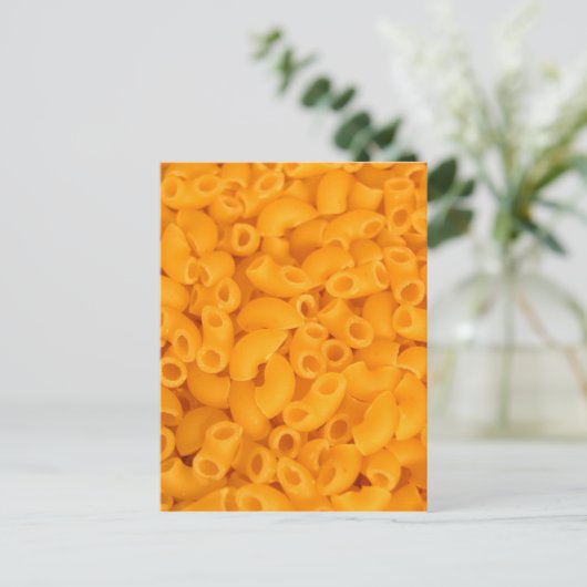 Macaroni en kaas briefkaart (Staand voorkant)
