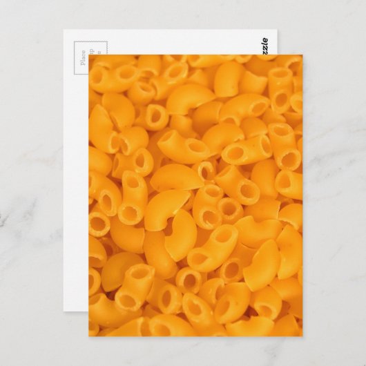 Macaroni en kaas briefkaart (Voorkant / Achterkant)