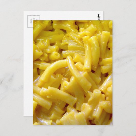 Macaroni en kaas briefkaart (Voorkant / Achterkant)