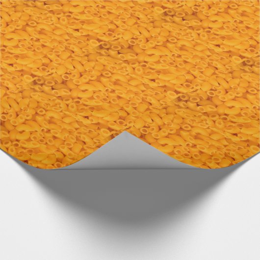 Macaroni en kaas cadeaupapier (Hoek)