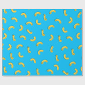 Macaroni en kaas illustratie cadeaupapier (Vlak)