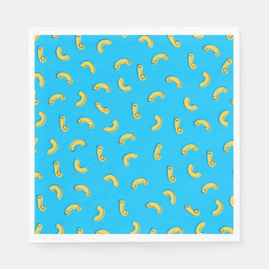 Macaroni en kaas illustratie servet (Voorkant)