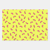 Macaroni en kaas inpakpapier vellen (Voorkant)