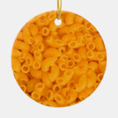 Macaroni en kaas keramisch ornament (Voorkant)