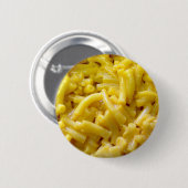 Macaroni en kaas ronde button 5,7 cm (Voorkant /achterkant)