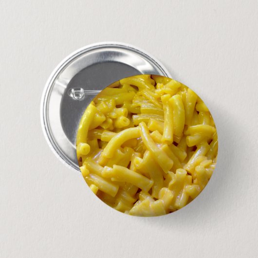 Macaroni en kaas ronde button 5,7 cm (Voorkant /achterkant)