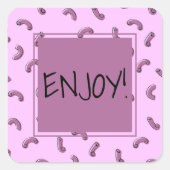 Macaroni en kaas sticker (Voorkant)