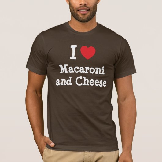 Macaroni en kaas t-shirt (Voorkant)