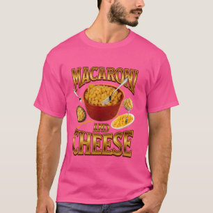 Macaroni en kaasliefhebbers Retro Bootleg Rap Aest T-shirt