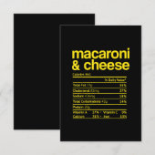 Macaroni en Thanksgiving van de kaasvoeding Kaart (Voorkant / Achterkant)