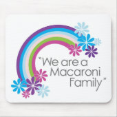 Macaroni Family Mousepad Muismat (Voorkant)