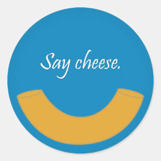 Macaroni Glimlach Stickers