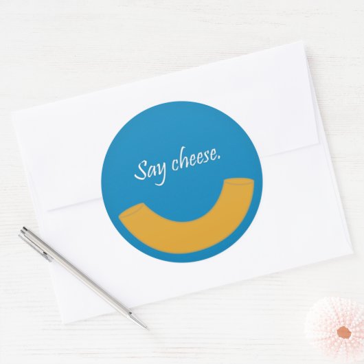 Macaroni Glimlach Stickers (Envelop)