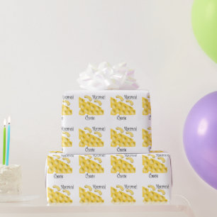Macaroni Kaas Ontwerp Cadeaupapier