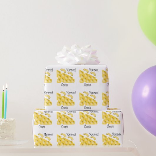 Macaroni Kaas Ontwerp Cadeaupapier (Feestgeschenken)