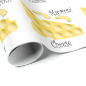 Macaroni Kaas Ontwerp Cadeaupapier (Rol Hoek)