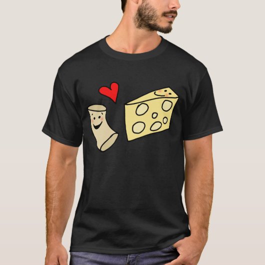 Macaroni Loves Cheese T-shirt (Voorkant)