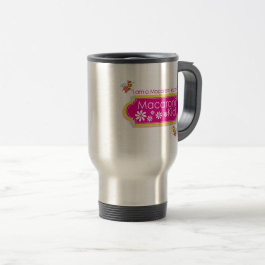 Macaroni Mam Travel Mug Reisbeker (Voorkant rechts)