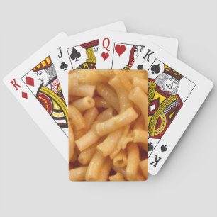 Macaroni met kaas pokerkaarten